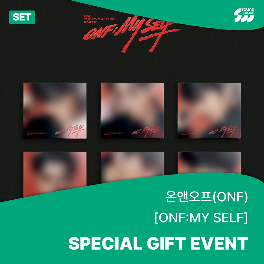 ONF - THE 2ND ALBUM PART.2 [ONF:MY SELF] (DIGIPACK Ver.) (Set of 6) - Album Kpop