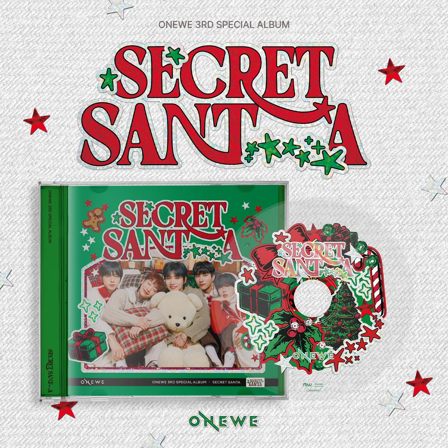 ONEWE - 3rd Special Album [SECRET SANTA] - Album Kpop Ma Petite Corée