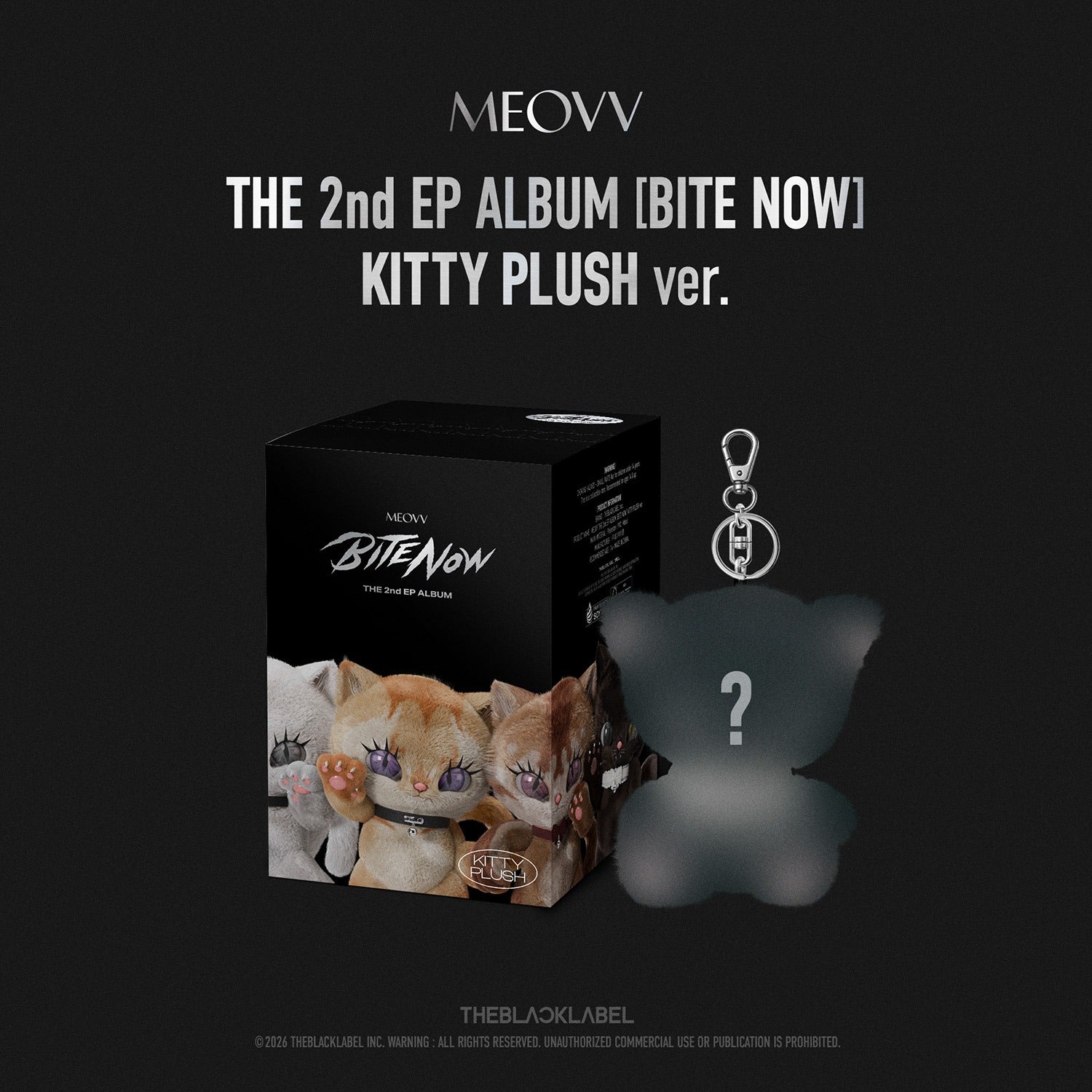 MEOVV - THE 2nd EP ALBUM [BITE NOW] (KITTY PLUSH ver.) - Album Kpop Ma Petite Corée