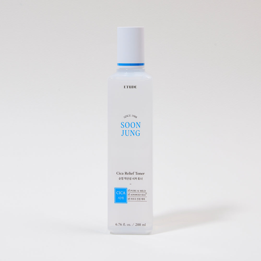 ETUDE SoonJung Cica Relief Toner 200ml on sales on our Website !