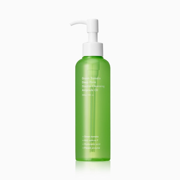 SUNGBOON EDITOR Green Tomato Deep Pore Double Cleansing Ampoule Oil 200ml en stock sur Ma Petite Corée