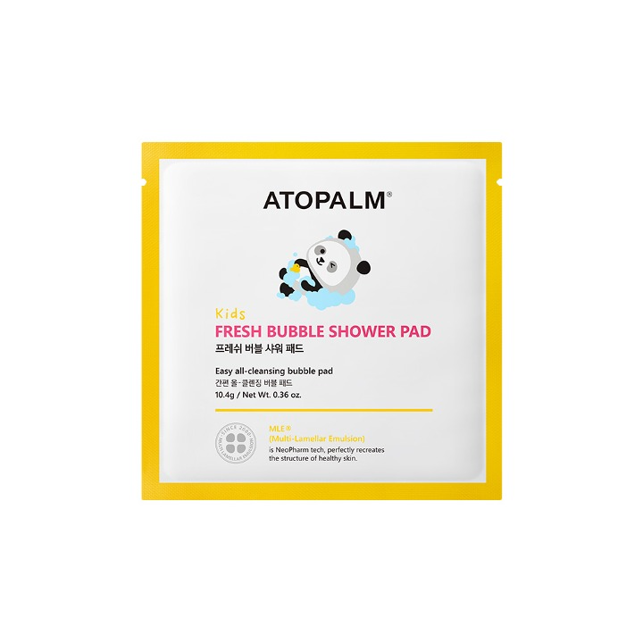 ATOPALM Kids Fresh Bubble Shower Pad x 5
