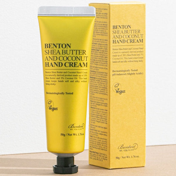 BENTON Shea Butter and Coconut Hand Cream 50ml en stock sur Ma Petite Corée