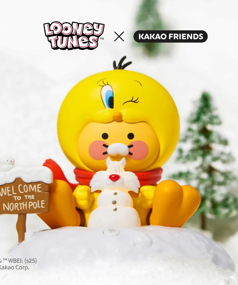 KAKAO FRIENDS  Looney Tunes X Friends Tweety Lighting Figure Baby Chunsik