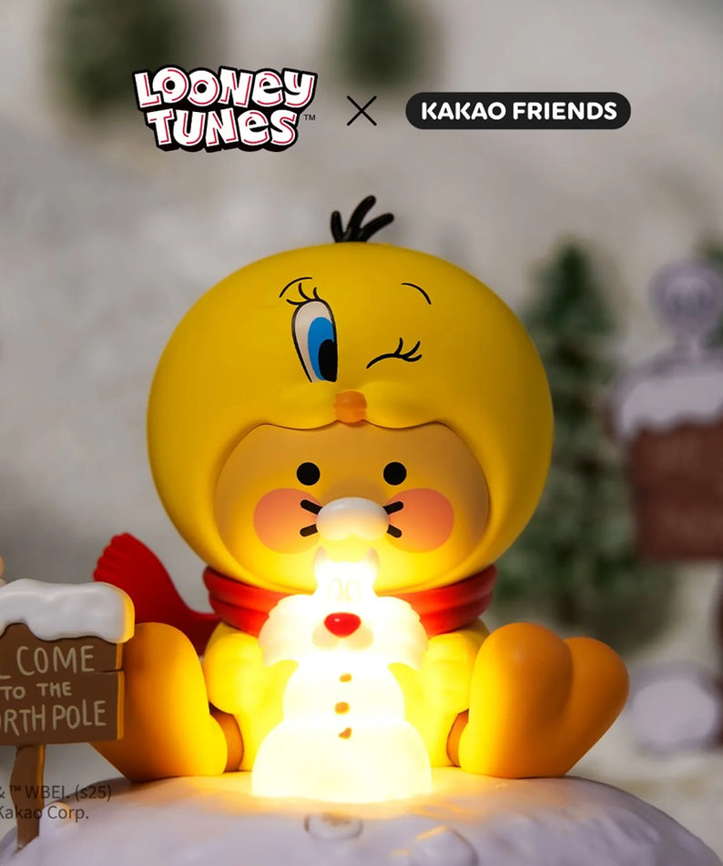KAKAO FRIENDS  Looney Tunes X Friends Tweety Lighting Figure Baby Chunsik