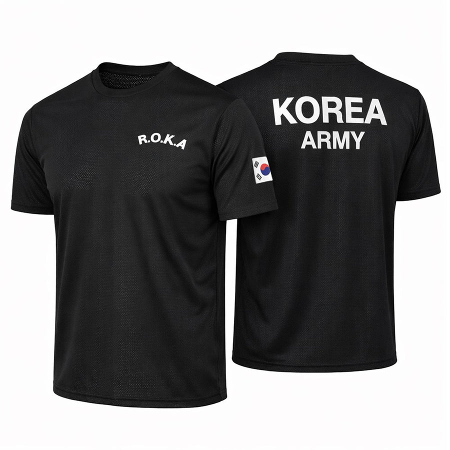 ASORT ROKA Korea Army - T-shirt technique (Noir)