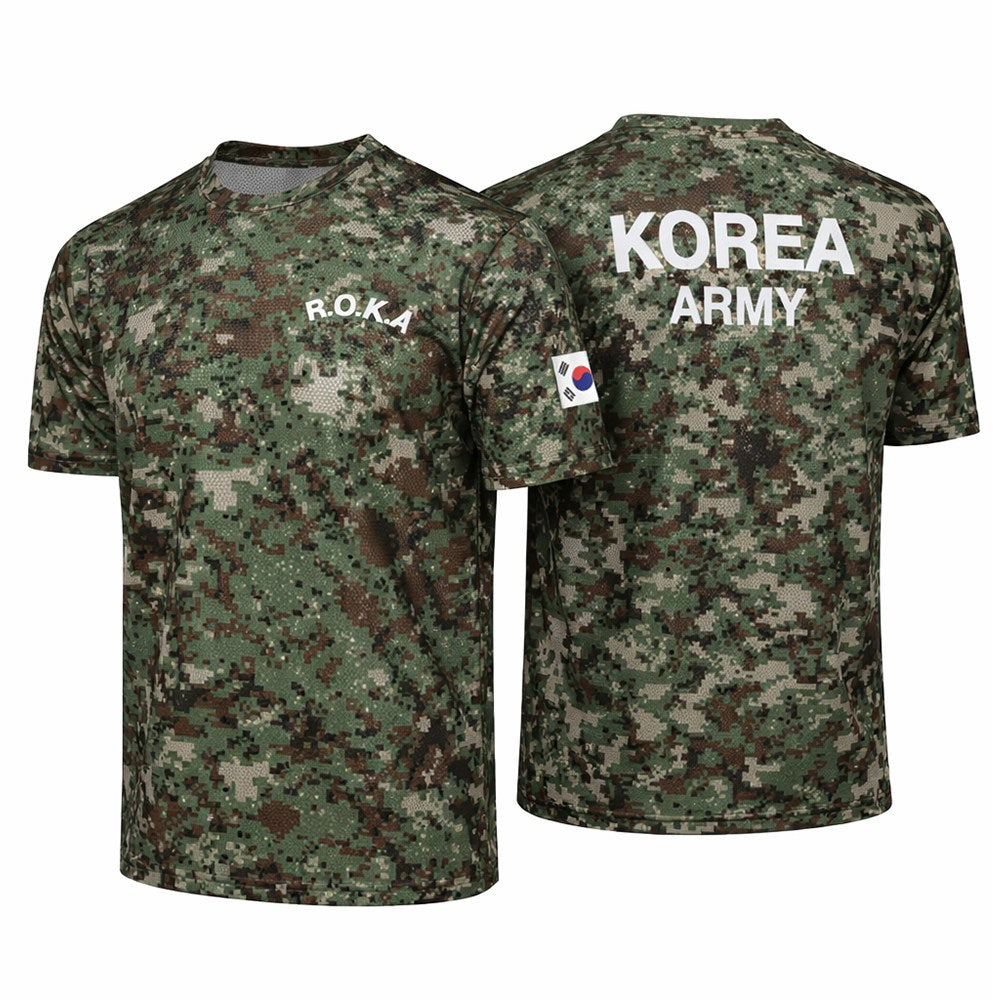 ASORT ROKA Korea Army T-shirt Militaire Vert