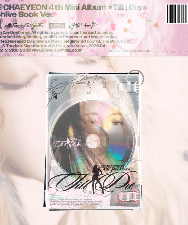 LEE CHAEYEON - 4th Mini Album [Till I Die] [Archive Book Ver.] - Album Kpop Ma Petite Corée