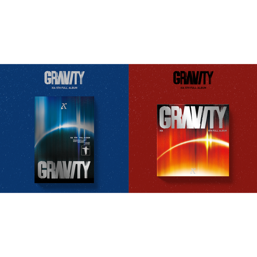 XIA - 5th FULL ALBUM [GRAVITY] Cosmic Ver. + Orbit Ver. (Set of 2) - Album Kpop