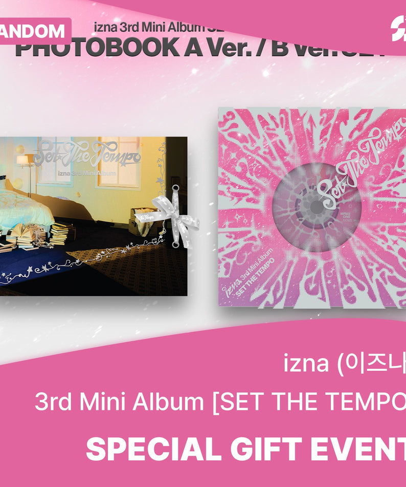 izna - [SET THE TEMPO] (PHOTOBOOK A Ver. / PHOTOBOOK B Ver.) (Random) - Album Kpop Ma Petite Corée