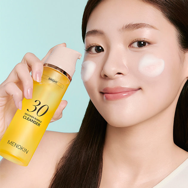 MENOKIN 30 Secondes Mousse Nettoyante Bright 150 ml