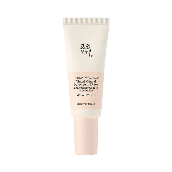BEAUTY OF JOSEON Tinted Mineral Dayscreen FERMENTED BROWN RICE + CERAMIDE SPF 50+ PA++++