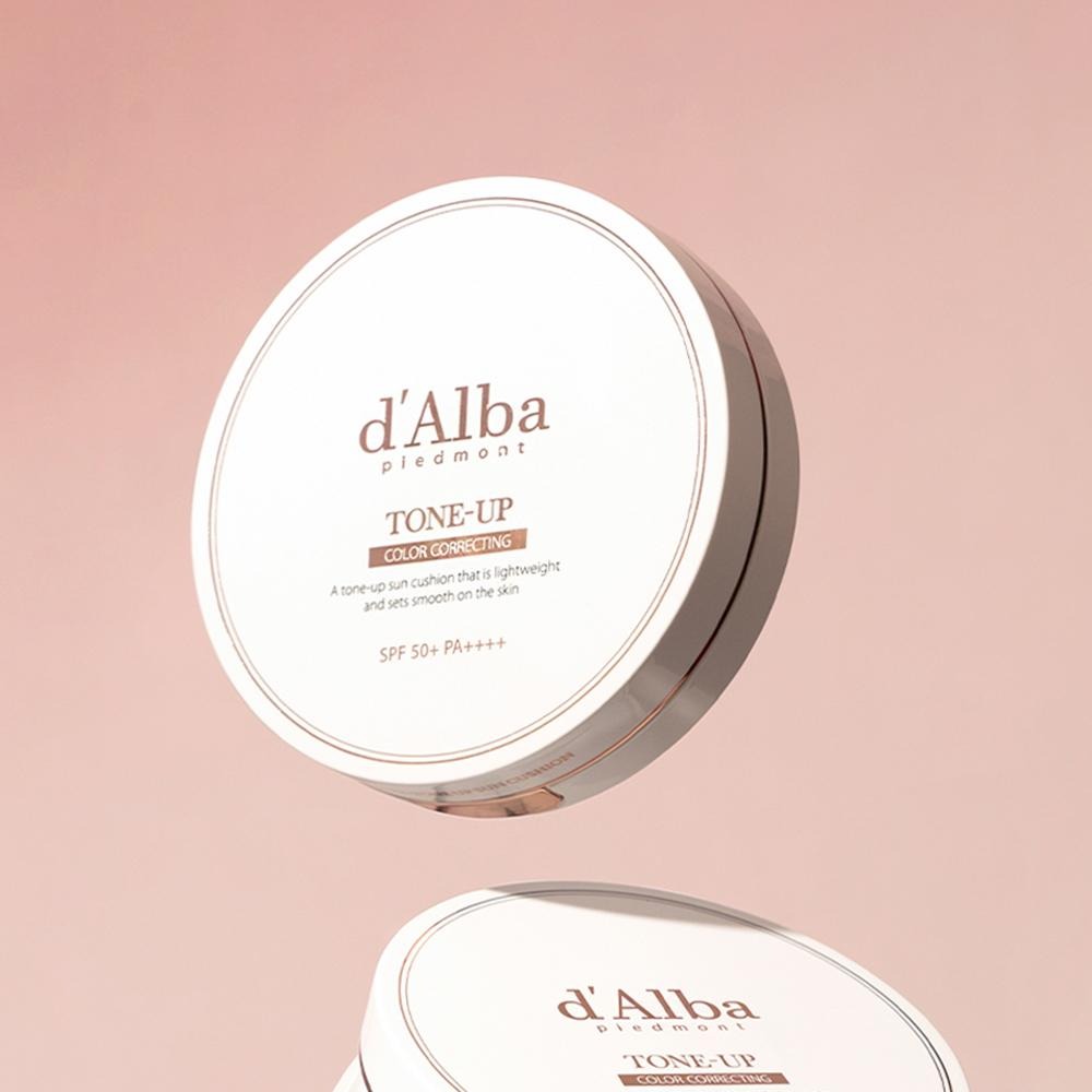 D'ALBA Vegan Tone-Up Sun Cushion 15g
