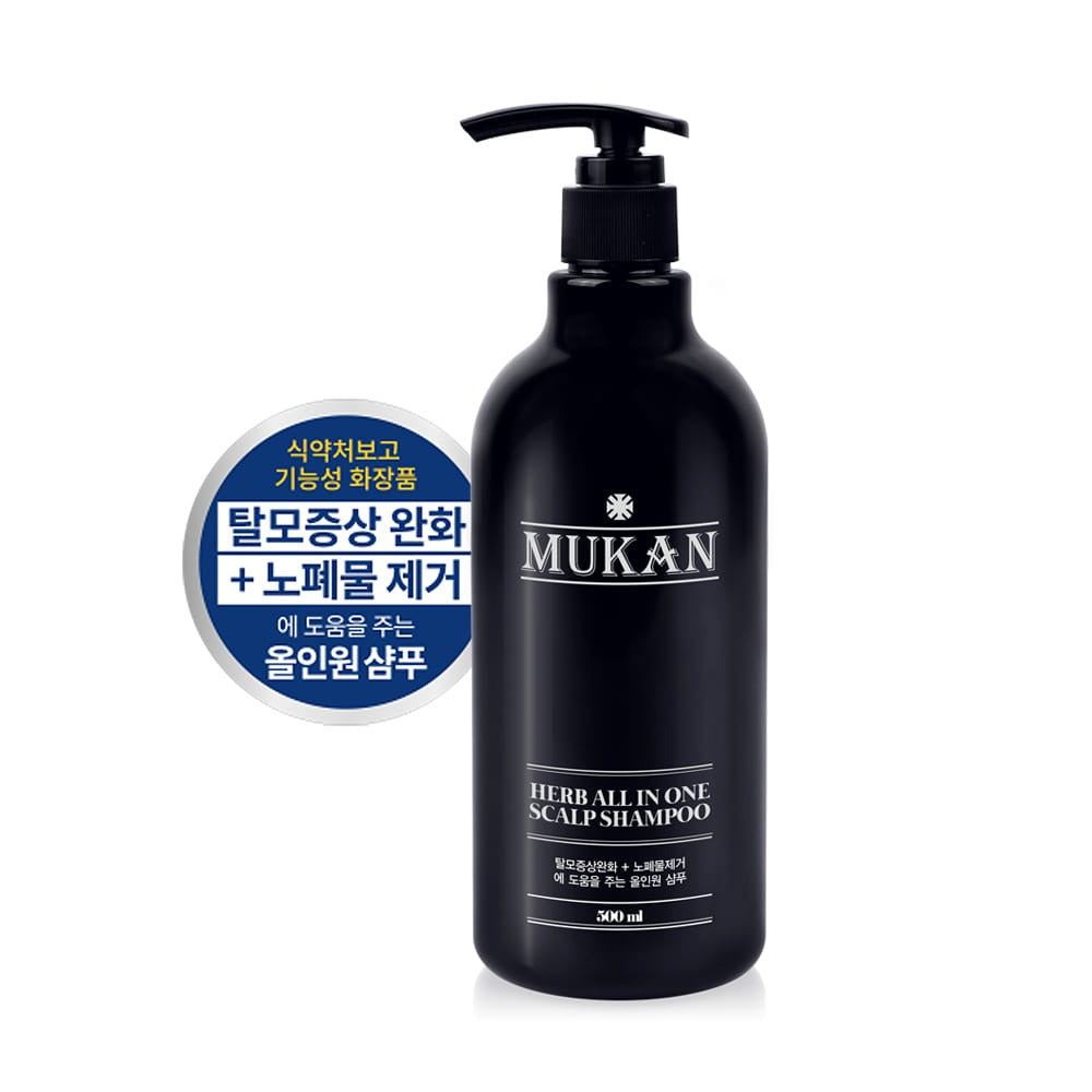 MUKAN Herb All-in-One Scalp Shampoo 500ml