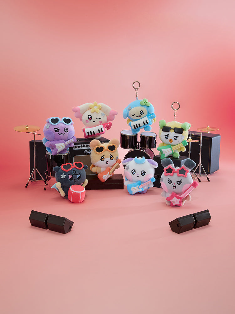 MIGHTEEZ Rock The Stage Plush Keyring - Rockstar