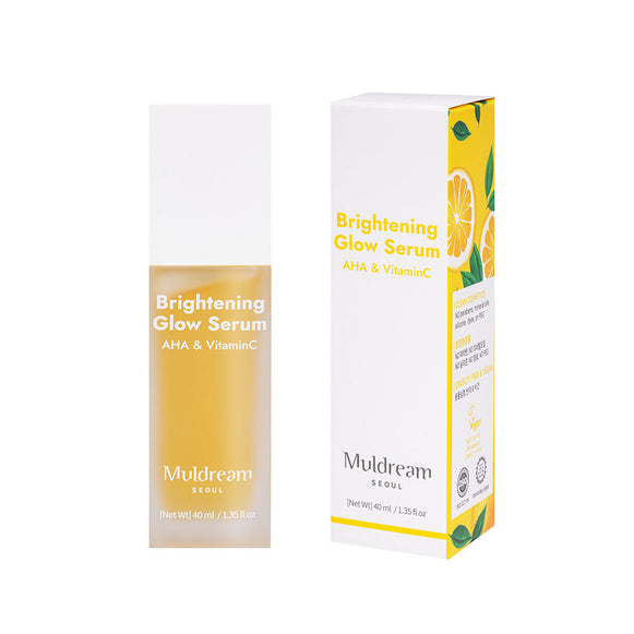 MULDREAM Brightening Glow Facial Serum AHA Vitamin C 40ml en stock sur Ma Petite Corée