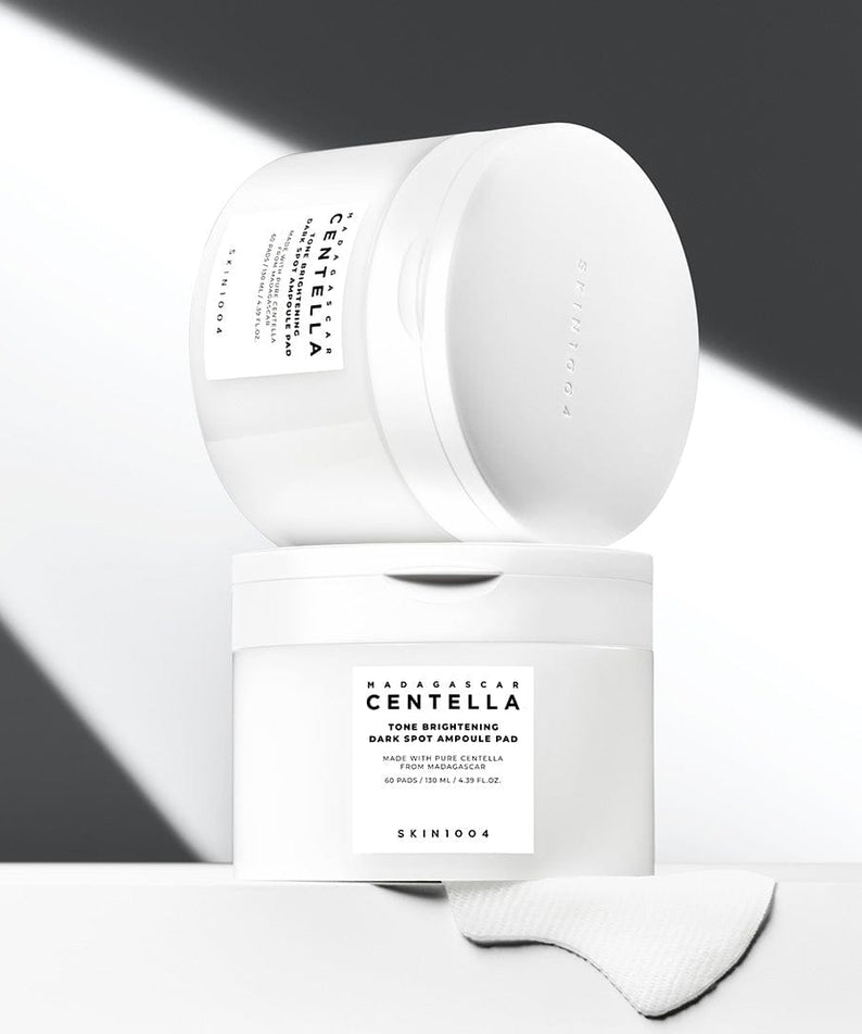 SKIN1004 Madagascar Centella Tone Brightening Dark Spot Ampoule Pads (60 sheets) pour une peau lumineuse et éclatante