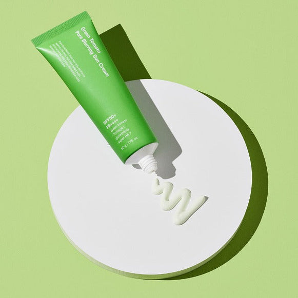 SUNGBOON EDITOR Green Tomato Pore Blurring Sun Cream 50g en stock sur Ma Petite Corée