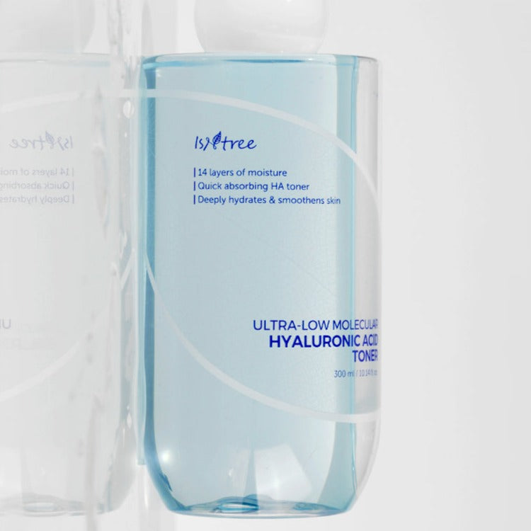 ISNTREE Ultra-Low Molecular Hyaluronic Acid Toner 300ml on sales on our Website !