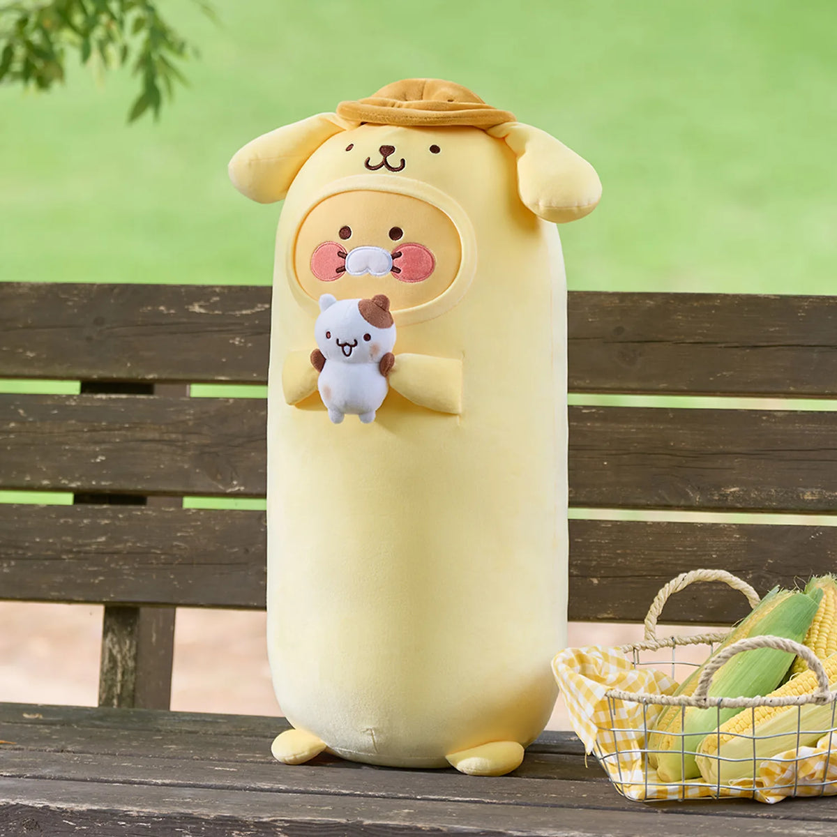 Long Coussin Peluche Pompompurin X Friends Long Pillow - Kakao Friends