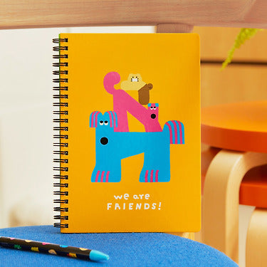 KAKAO FRIENDS - XFriends Carnet(Jaune) Chunsik