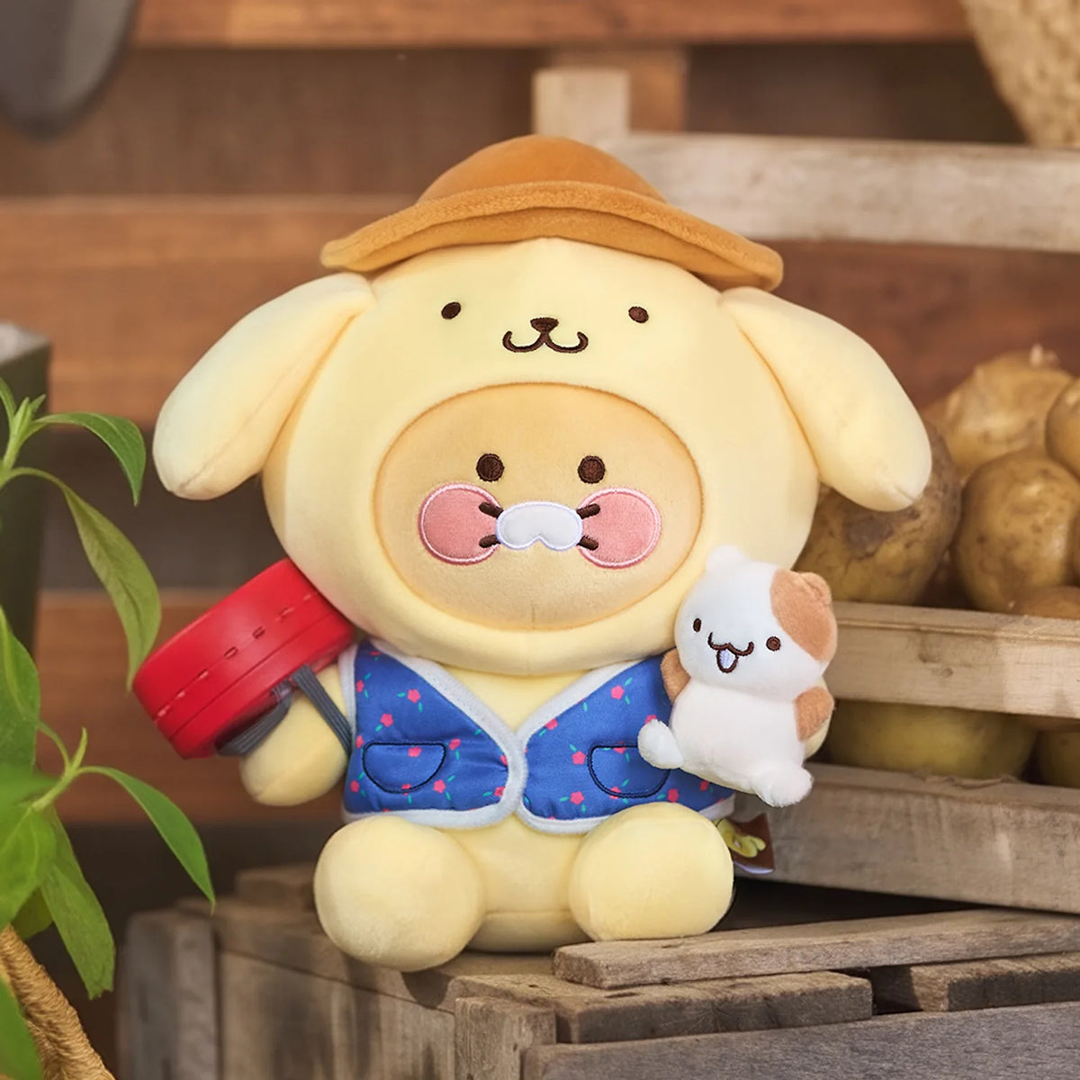 Peluche Taille Moyenne Pompompurin X Friends Medium Chunsik - Kakao Friends