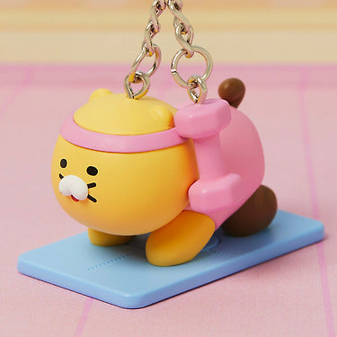 KAKAO FRIENDS - Figurine Porte-cles Yoga Chunsik