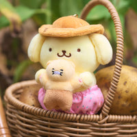 Peluche Porte-Clés Pompompurin X Friends Pompompurin - Kakao Friends
