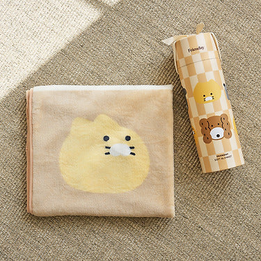 KAKAO FRIENDS - FRIENDAY Couverture Beige Chunsik