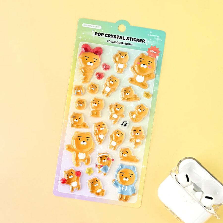 3D Stickers 3D Bombom Ryan - Kakao Friends