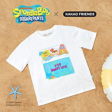 KAKAO FRIENDS - SpongeBobXFriends Femme T-shirt Friends