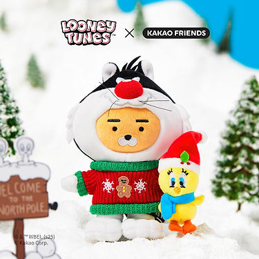 KAKAO FRIENDS - X Friends Porte-cles Peluche Ryan