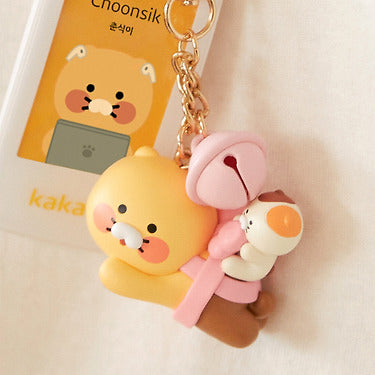 KAKAO FRIENDS - Chunsik Figurine Porte-cles Ruban Chunsik