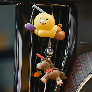 KAKAO FRIENDS - Voiture Desodorisant&Figurine Set Chunsik