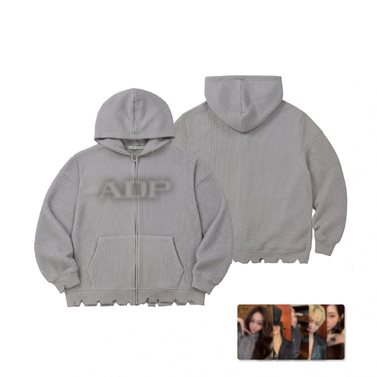 AllDay Project AllDay Project - CRASH Official MD - 01 Hoodie Zip-up Set