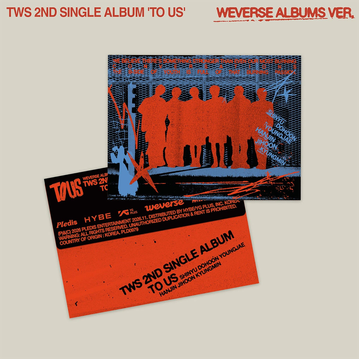 TWS TWS - TO US - Weverse Albums Ver. - Single Album