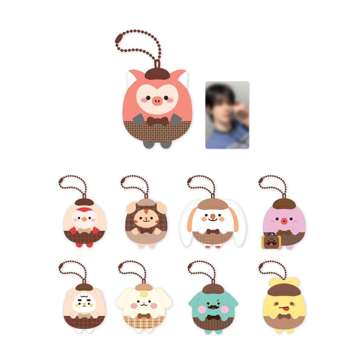 CRAVITY CRAVITY - CCREW Mini Doll Keyring Aléatoire - Detective CCREW Ver.