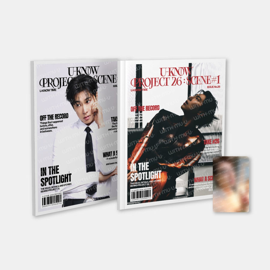 U-KNOW YUNHO - 01 Project Book Set - 2026 PROJECT 26 : SCENE#1 in SEOUL Official MD
