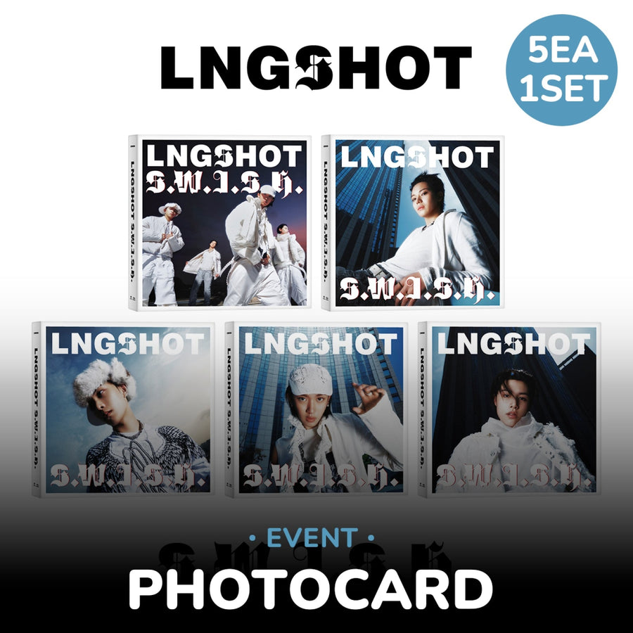LNGSHOT - S.W.I.S.H. - Standard Ver. - EP (Set de 5 Albums)