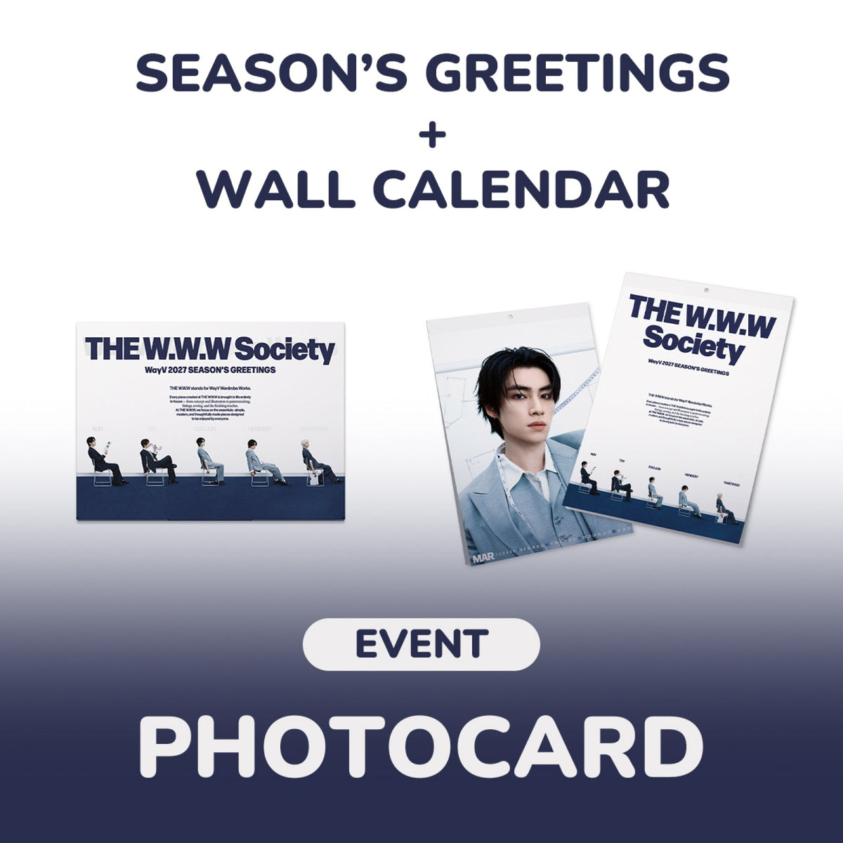 WayV WayV - 2027 Season's Greetings + Wall Calendar Set
