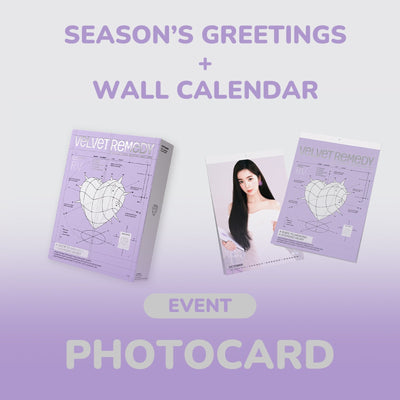 Red Velvet - 2027 Season's Greetings + Calendrier Mural - Set Event