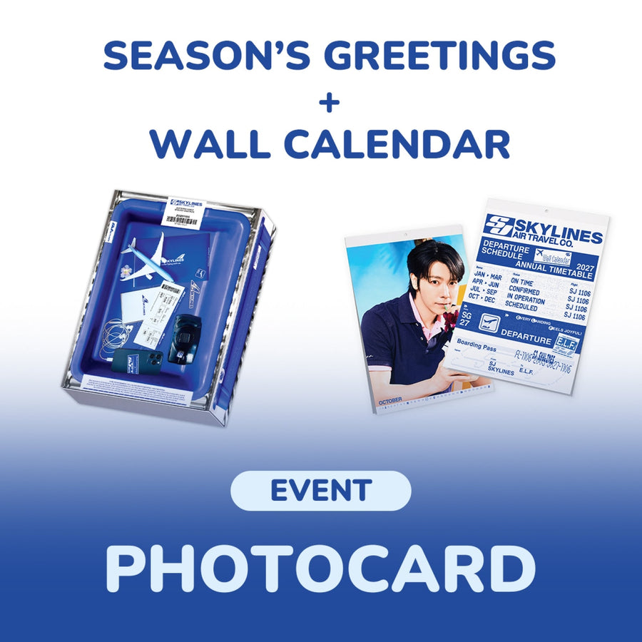 SUPER JUNIOR - 2027 Season's Greetings + Calendrier Mural - Set
