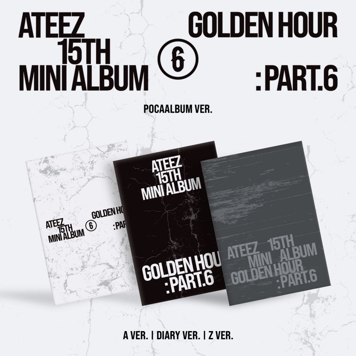 ATEEZ ATEEZ - GOLDEN HOUR : Part.6 - POCAALBUM Ver. - Mini Album (3-Album Set)
