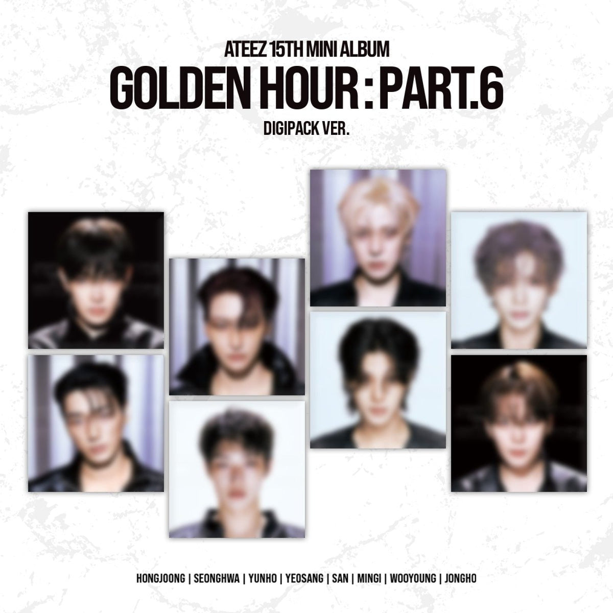 ATEEZ ATEEZ - GOLDEN HOUR : Part.6 - Digipack Ver. - Mini Album (Set de 8 Albums)