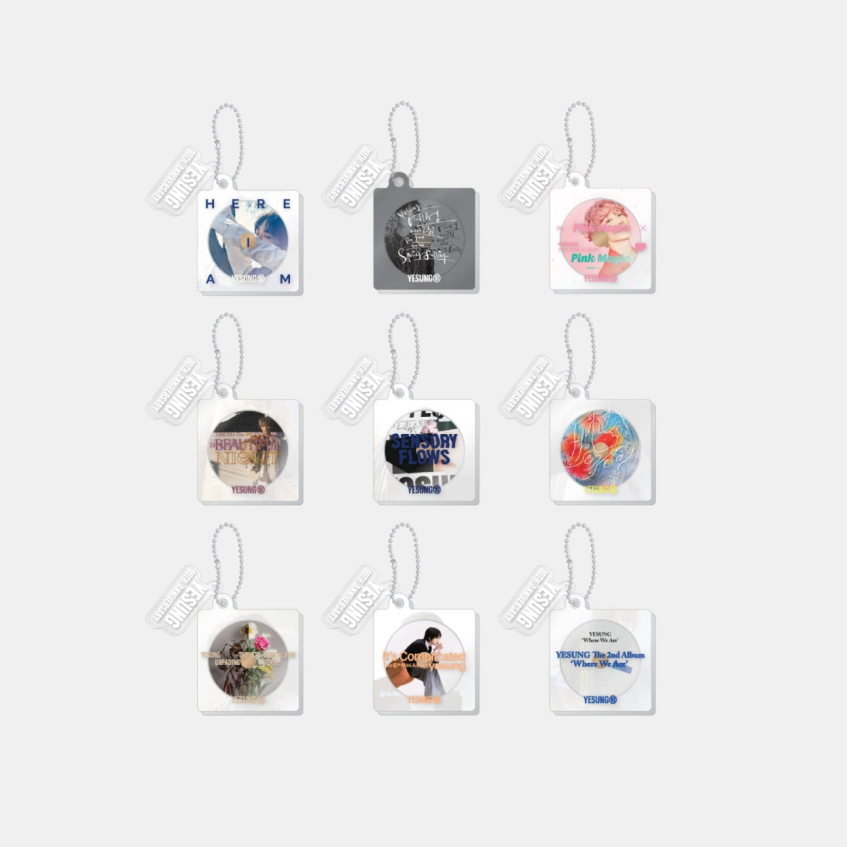 YESUNG YESUNG - 08 Random Album Keyring - 2026 10th Anniversary Tour MD