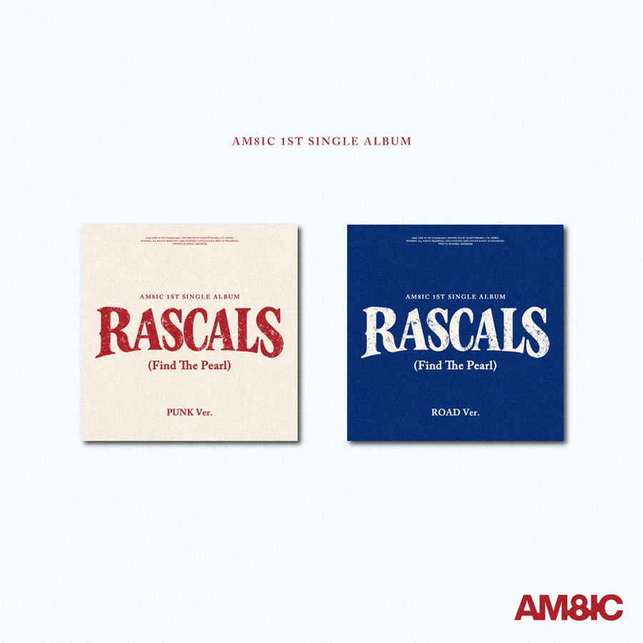 AM8IC - RASCALS (Find The Pearl) - Single Album (PUNK Ver. / ROAD Ver.)