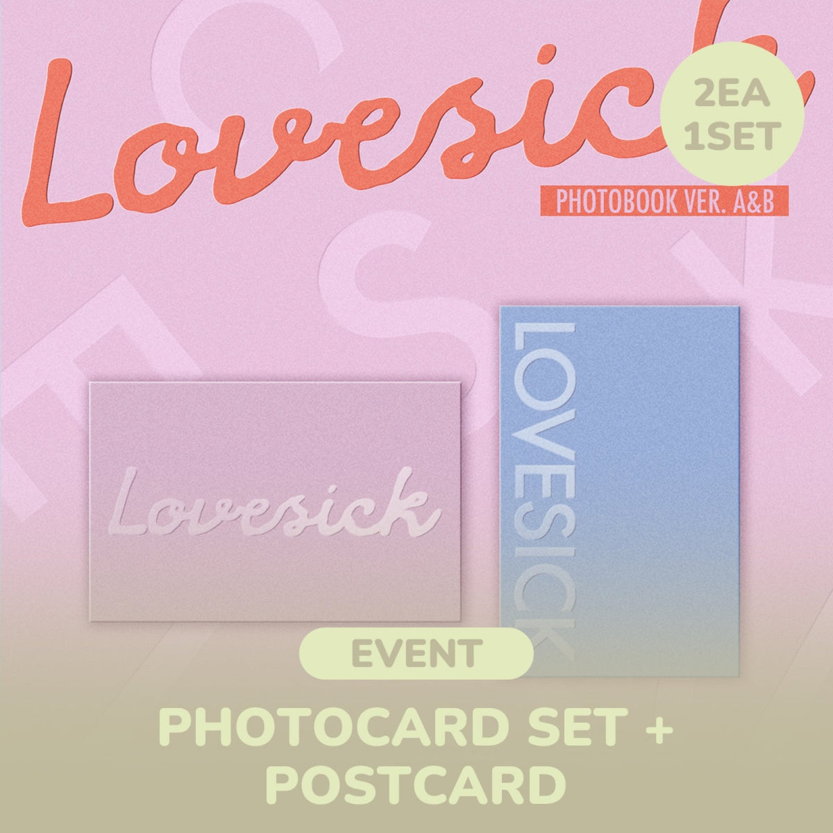 Chaeryeong CHAERYEONG - Lovesick - Photobook Ver. - Set de 2 Albums