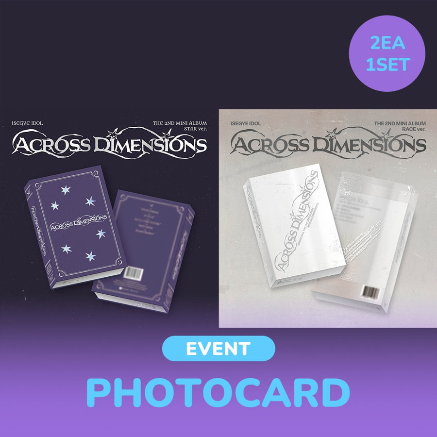 ISEGYE IDOL - Across Dimensions - STAR ver. & RACE ver. - Mini Album (2-Album Set)