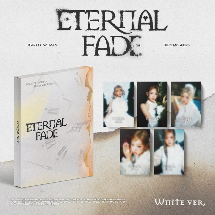 HEART OF WOMAN - ETERNAL FADE - Mini Album (White Ver.)