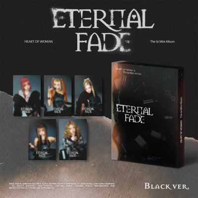 HEART OF WOMAN - ETERNAL FADE - Black Ver. - Mini Album